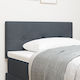 vidaXL Fabric Bed Headboard Cushion Dark Gray 9...