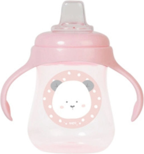 Saro Toddler Panda Plastic Cup Pink 250ml For 6m+