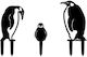 Aberto Design Decorative Garden Metal 3pcs 565TNL1403