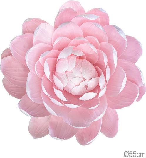 Floare de nufăr roz gigant suspendată Ø55x20cm 6/cutie 00-23858-50-1