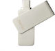 Memorie USB Hama Uni-c Rotate Pro USB-C 128 GB Argintiu