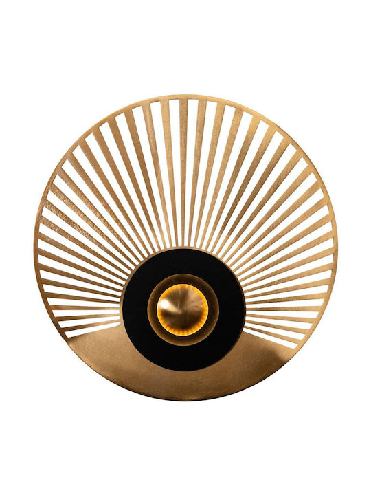 Opviq Lamp Wall with Integrated LED and Warm White Light Yellow 30cm