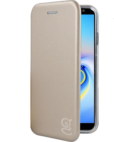 Book Silicon / Piele artificială Auriu (Huawei P20 Pro)