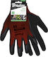 Bradas Grip Gloves for Work Red Latex 1pcs