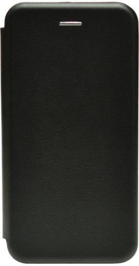 Книга Изкуствена кожа / Силикон Черен (Galaxy Note 10)