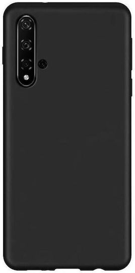 Back Cover Silicon 0.3mm Negru (Huawei Nova 5T / Honor 20 - Huawei Nova 5T / Honor 20)