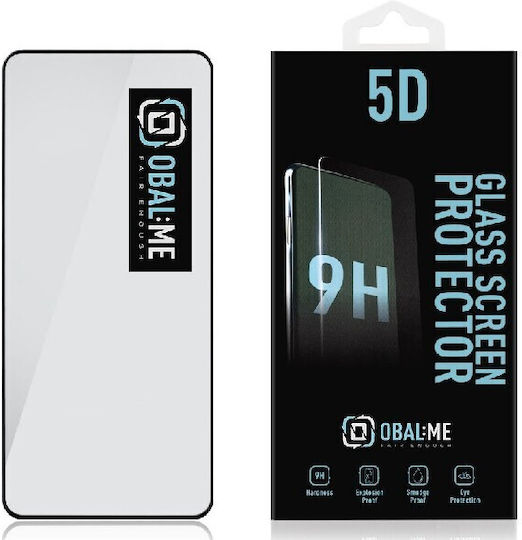 Obal:Me 5D Tempered Glass Black (Redmi Note 13 4G)