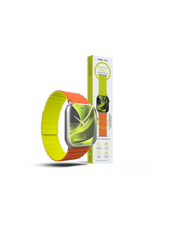 Mobile Origin Strap Silicone Orange (Apple Watch 49mm, 46mm, 45mm, 44mm - Mobile Origin)