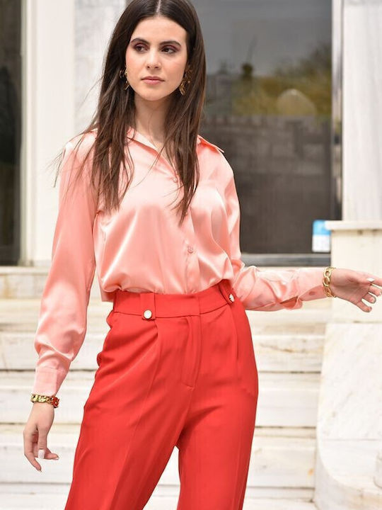 Tweet With Love Women's Shirt Peach