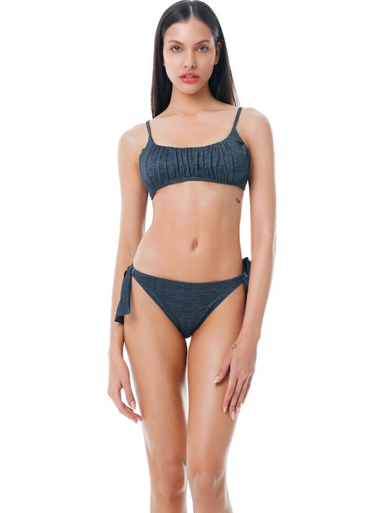 Bluepoint Bikini Slip mit Schnürchen Black