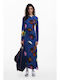 Summer Midi Dress Blue
