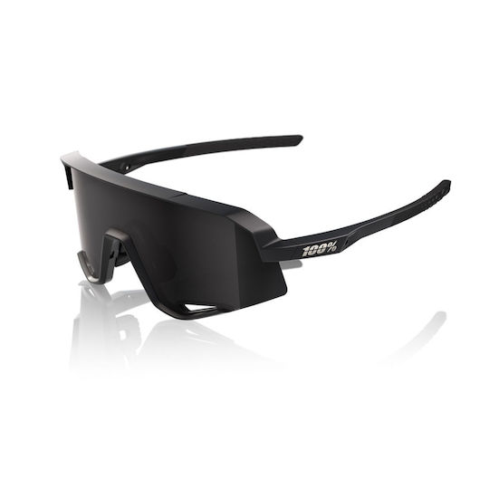 100% Cycling Glasses Slendale with Black Frame & Dark Lenses