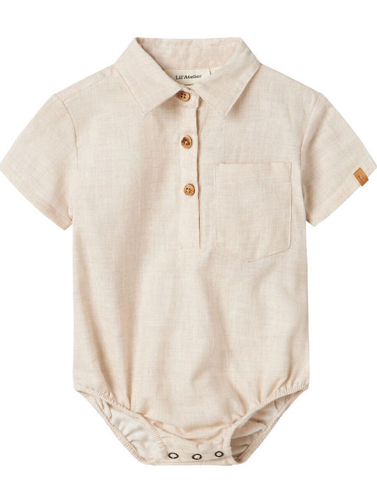 Lil' Atelier Babystrampler Beige