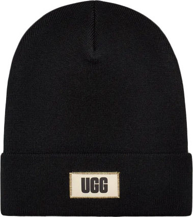 High Crown Beanie Beanie Beanie Knitted in Black color