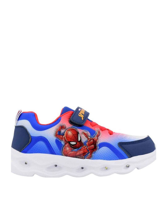Kids Sneakers with Scratch & Lights Blue
