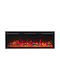 Hitense Wall Mounted Electric Fireplace 1600W 106.7x12.7cm Gray