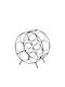 Excellent Houseware Cu picioare Suport pentru Sticle Metal pentru 7 Sticle Neagră 31x18x33.5εκ.