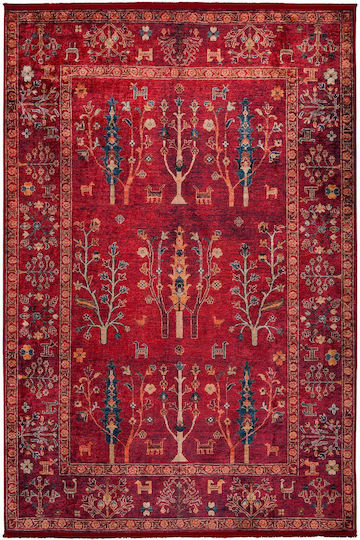 Viokarpet Nomadian 5095 Rug Rectangular Bordo-multi