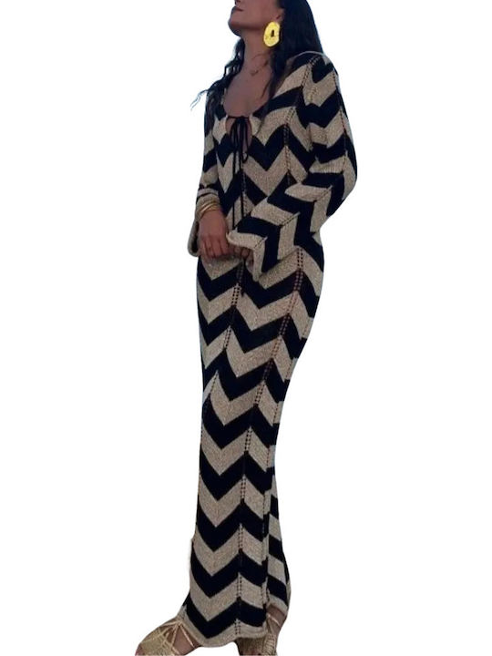 Chicret Women's Maxi Dress Beachwear Black