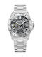 Venezianico Herrenuhr Automatisch mit Silber Metallarmband