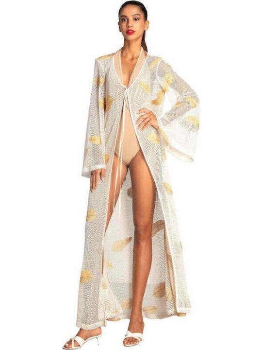 Women's Kimono Ecru