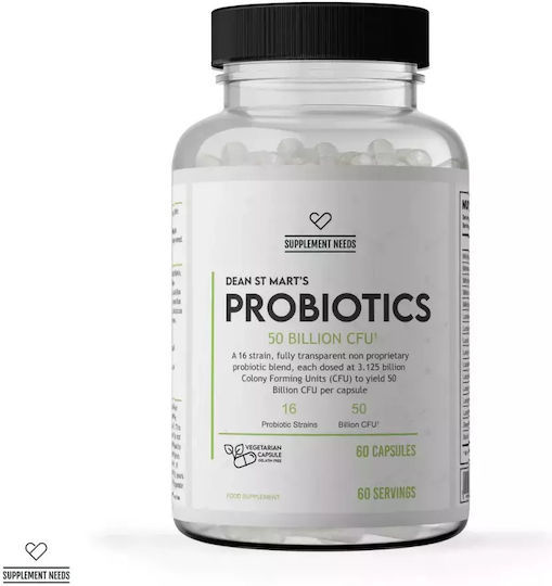 Supplement Needs Probiotics Συμπλήρωμα με Προβιοτικά 60 φυτικές κάψουλες