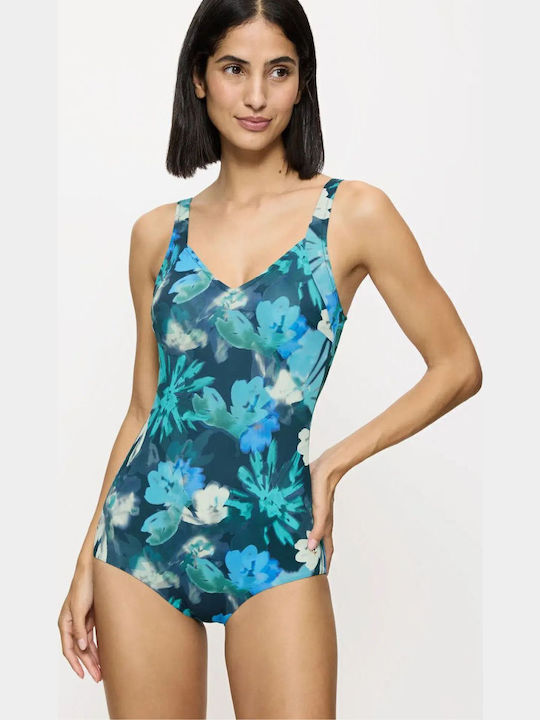 Summer Fleur Op Ολόσωμο Μαγιό Floral Πολύχρωμα