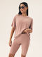 Henderson Sommer Damen Pyjama-Set Rosa