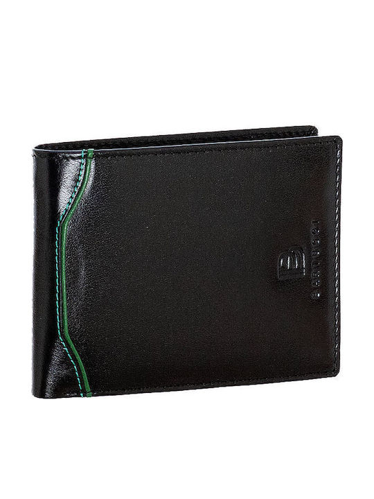 Δερμάτινο Ανδρικό Πορτοφόλι με RFID Μαύρο