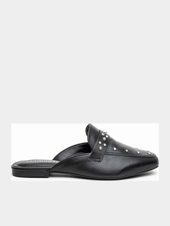 Flat Mules σε Μαύρο Χρώμα
