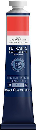 Lefranc Bourgeois Oil Colour 379 Japanese Red Light 200ml