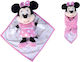 Disney Пелена за бебе Minnie Mouse Plush Pink