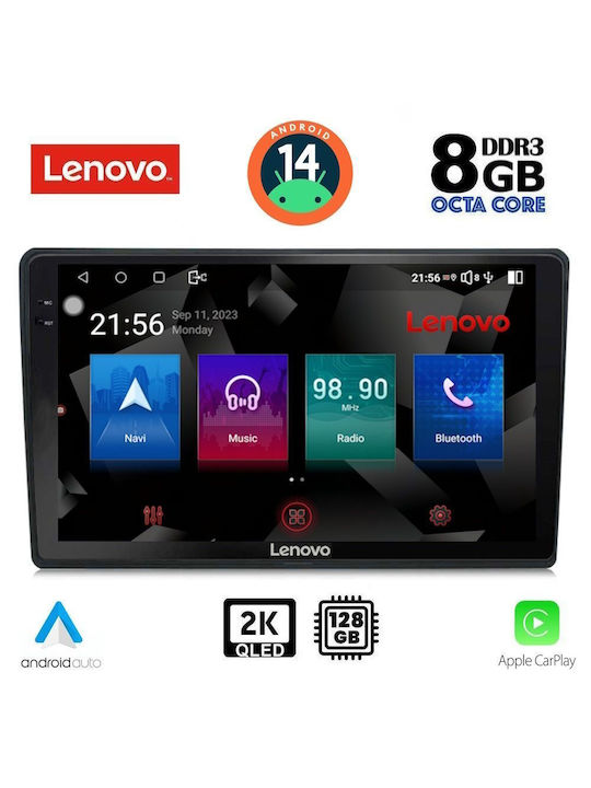 Lenovo Sistem Audio Auto pentru Toyota Yaris 1999-2006 (Bluetooth/USB/AUX/WiFi/GPS/Apple-Carplay/Android-Auto) cu Ecran Tactil 9"
