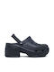 Thalassa Damen Clogs Schwarz