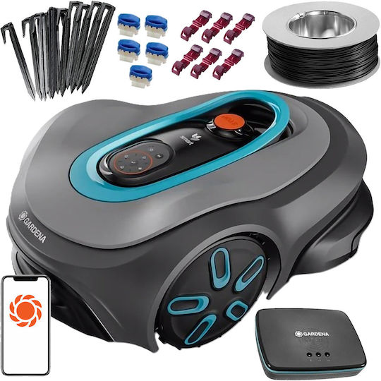 Gardena Sileno Max 1200 Ρομποτική Μηχανή Γκαζόν 2Ah / 18V