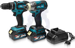 Kraft World TOOLS-TM25 Σετ Κρουστικό Δραπανοκατσάβιδο & Μπουλονόκλειδο Kraft World TOOLS-TM25 Σετ Κρουστικό Δραπανοκατσάβιδο & Μπουλονόκλειδο