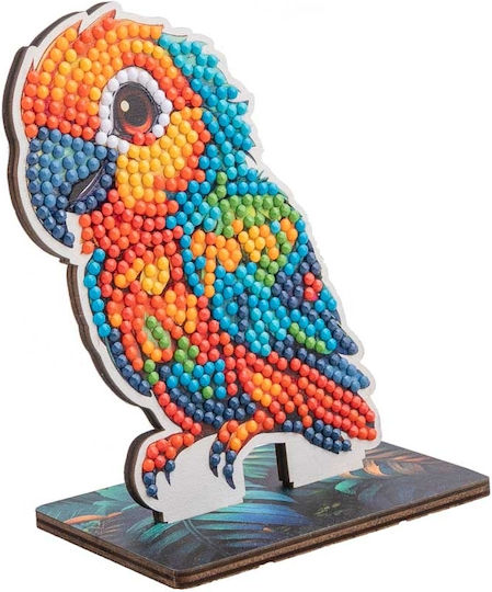 Diamond Embroidery Kit Craft Buddy Crystal Art Buddies Parrot 7 Pieces