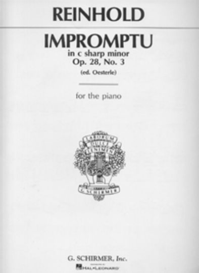 Schirmer Reinhold Impromptu Schirmer Reinhold Impromptu