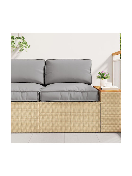 vidaXL Waterproof Bench Cushion for Palette Gray 80x80cm