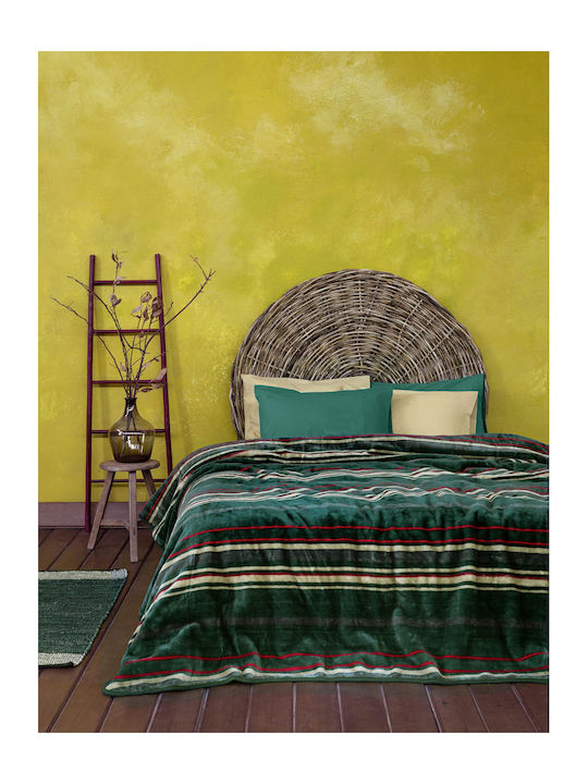 Nima Tinsel Velvet Blanket Single 160x220cm Tinsel