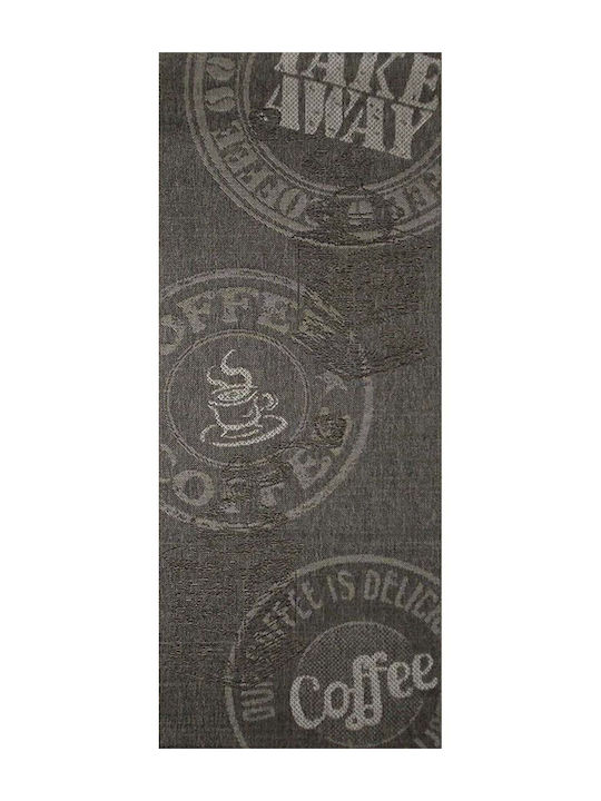 Βιοκαρπέτ Χαλάκι Κουζίνας Διάδρομος Dark-grey 80x200εκ.