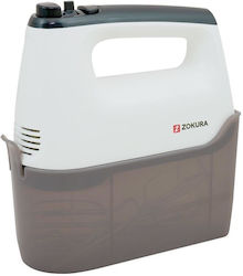Zokura Z1247 Μίξερ με Πλαστικό Κάδο Λευκό 400W