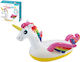 Intex Unicorn Inflatable Ride On for Sea Unicorn with Handles White 210x140cm