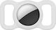 Hyperloq NeoPro Pet Collar Case Silicone for AirTag in White color