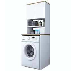 Hanah Home Badezimmerschrank Wäscherei B65xT60xH183.6cm Weiß