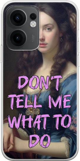 Vintage Lady Dont Tell Me What To Do Oppo Reno 13 F 5g Flexible Tpu Διάφανη Σιλικόνη