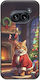 Weihnachts-Tiere Katze Nothing Phone 2a 5g Schwarzes TPU Schwarzes Silikon