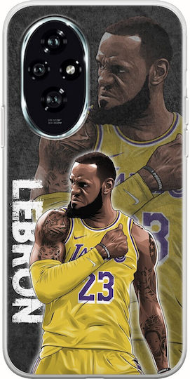 NBA Stars LeBron James Honor 200 5G Flexible TPU Transparent Silicone