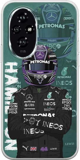 Formel 1 Lewis Hamilton Honor 200 5G Flexibles TPU Transparentes Silikon