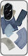 Blue Brown Paint Blocks Honor 200 5G Black TPU Black Silicone
